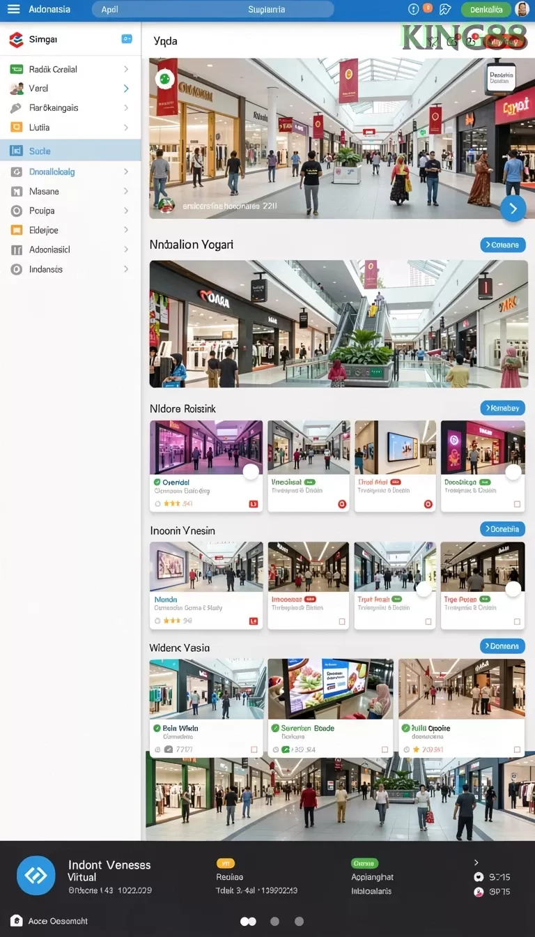 Cuplikan layar UNGUTOTO — menu navigasi