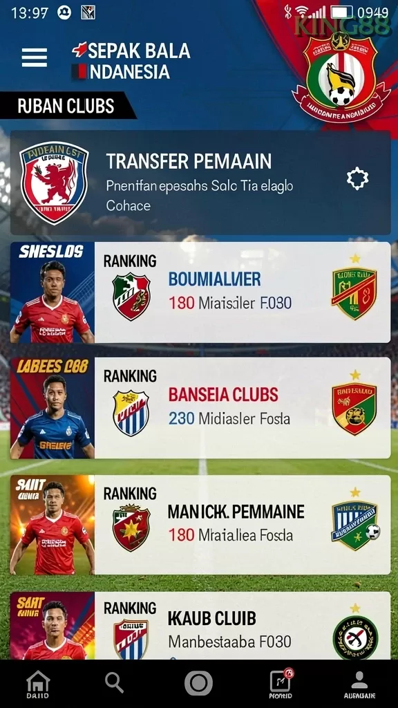 Cuplikan layar PETIRRP — pengaturan akun